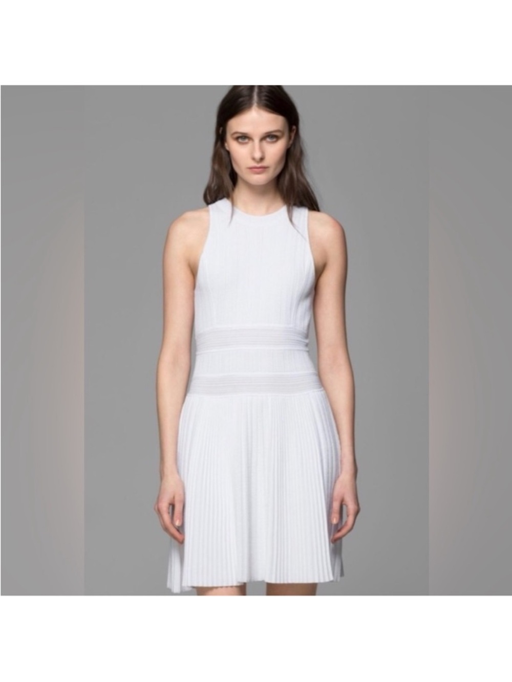 Theory Ribbed‎ Knit Dress, Size Small